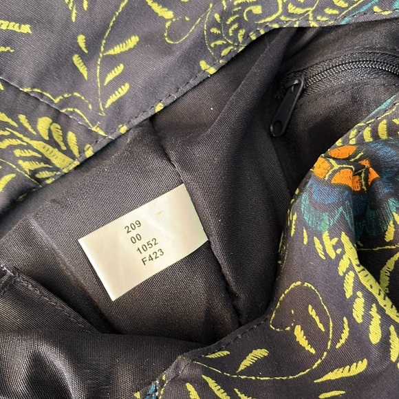 Boho Sling Bag Cross Body Navy Gold with Blue Tassel - Picture 5 of 6